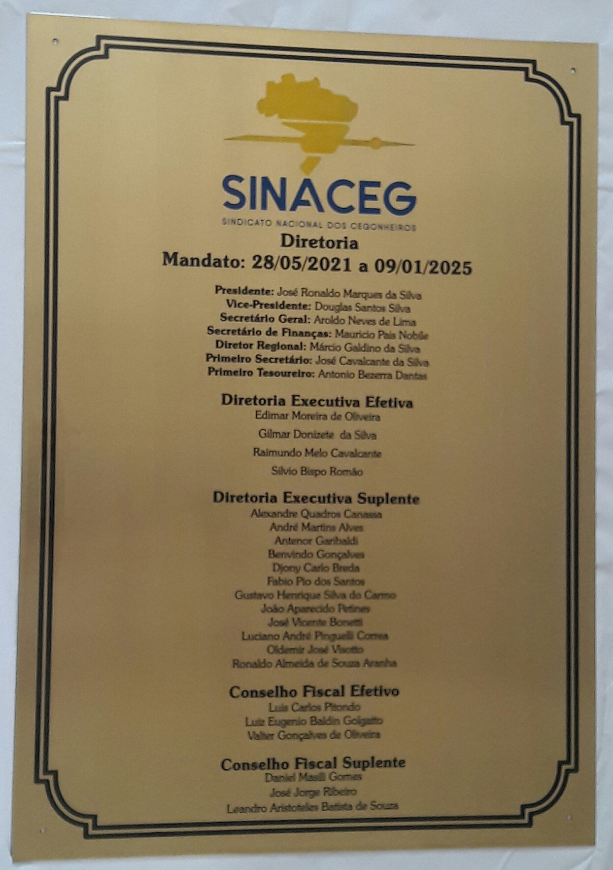 Placa de Lat�o