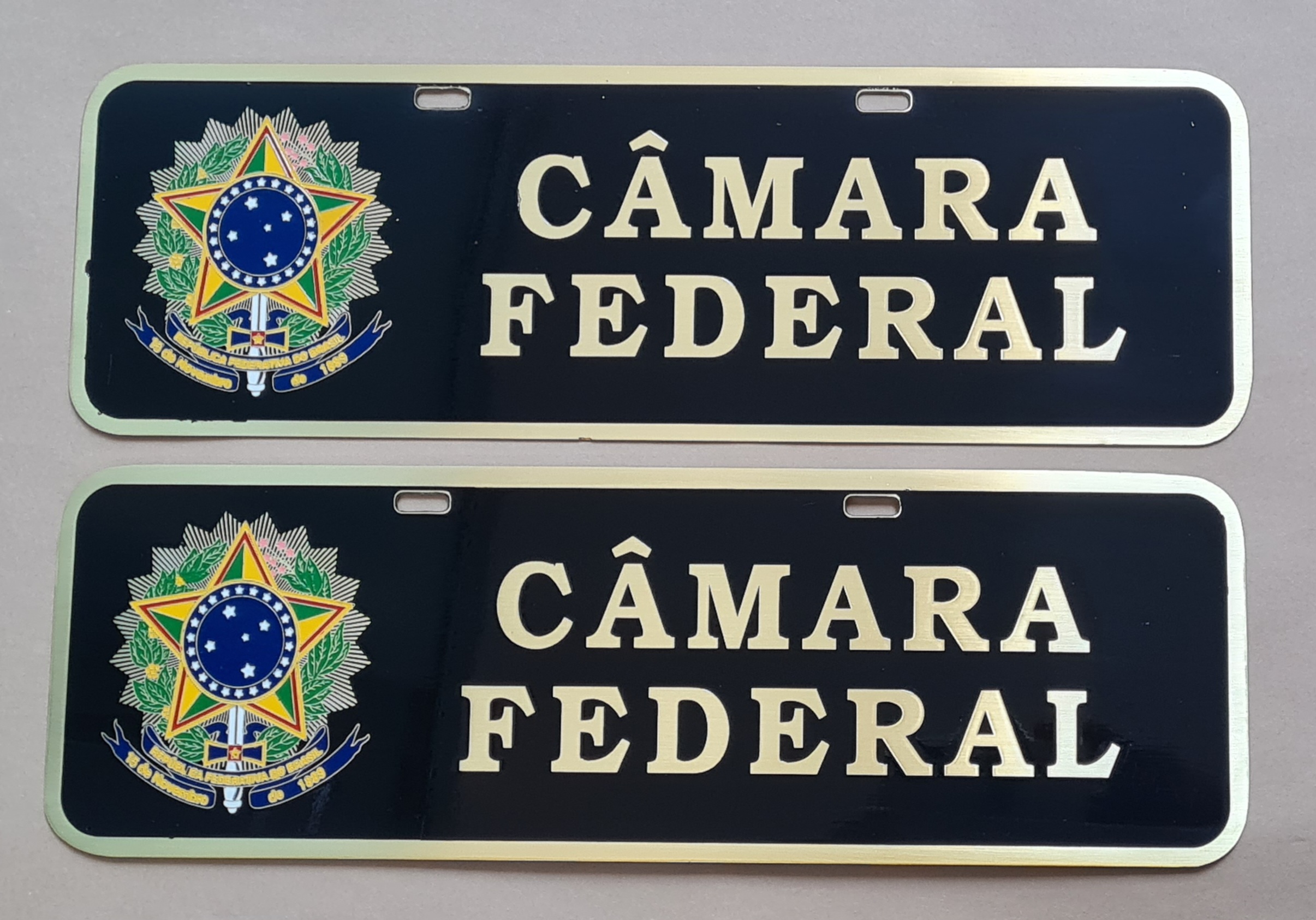 Placa de Carro em Lat�o
