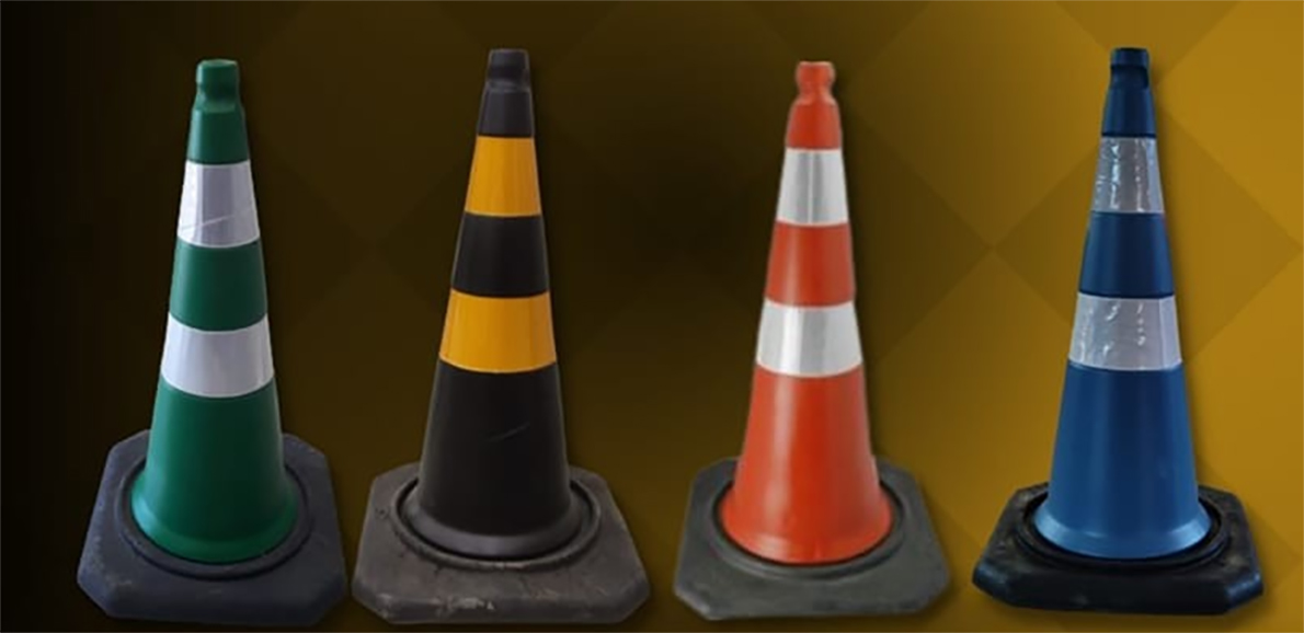 CONES DE TRNSITO - BASE QUADRADA