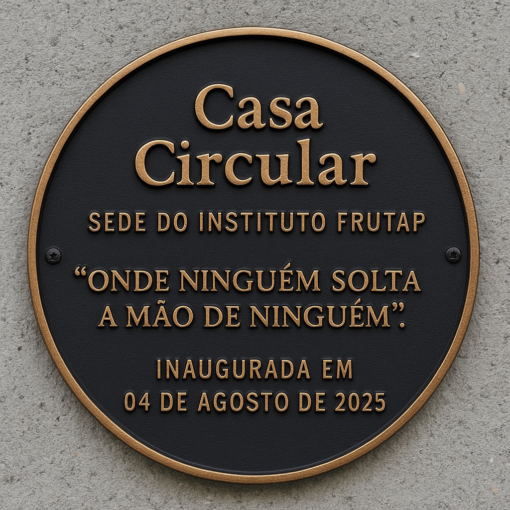 Placa de Bronze Fundido