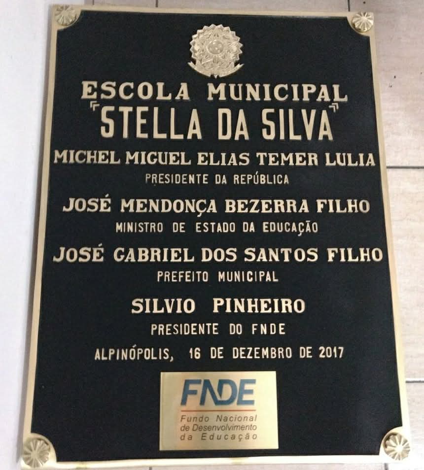 Placa de Bronze Fundido