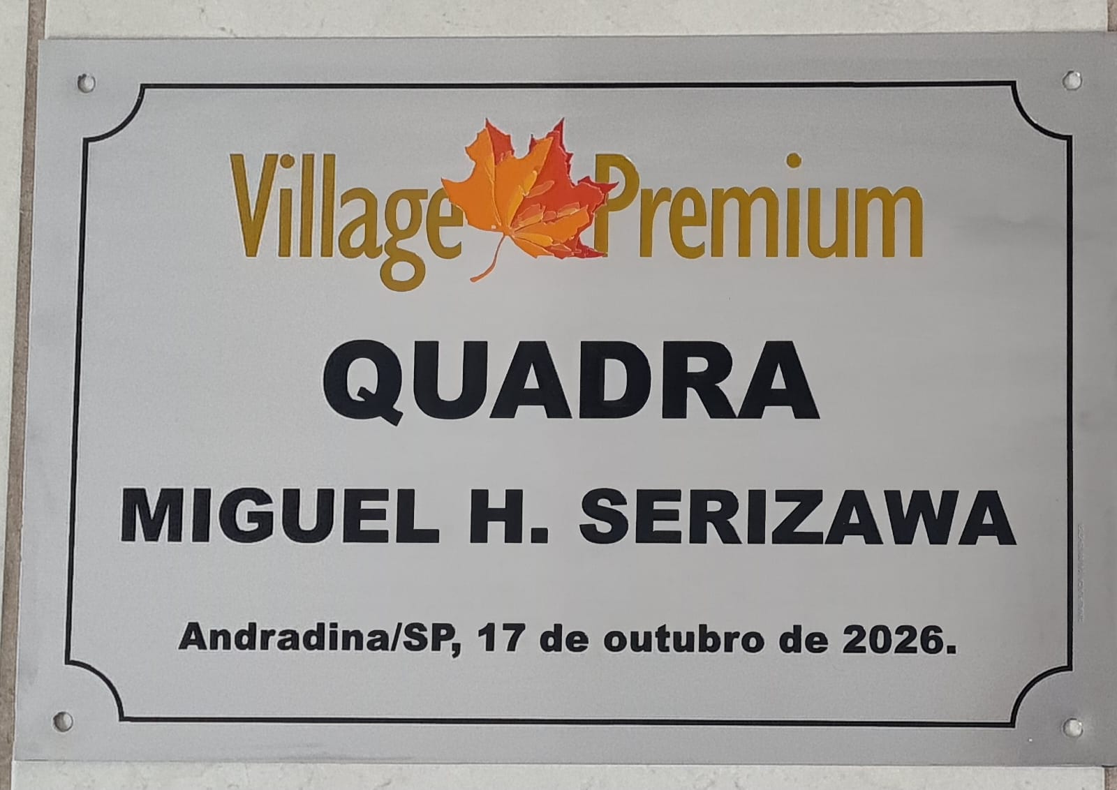 Placa de A�o Inox