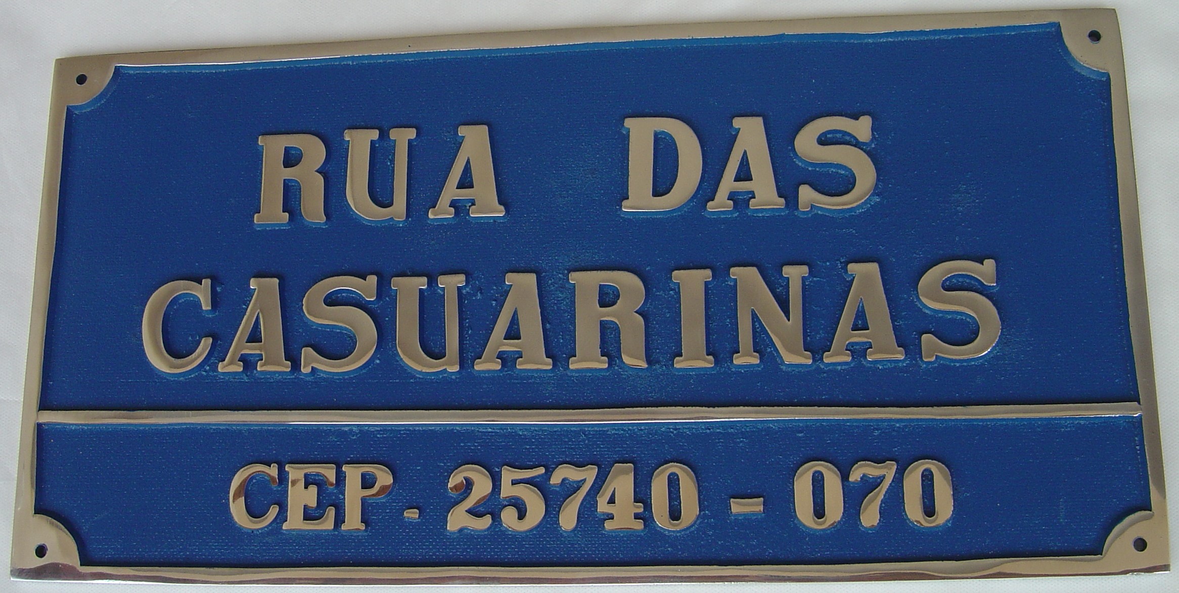 PLACA DE ALUMNIO FUNDIDO