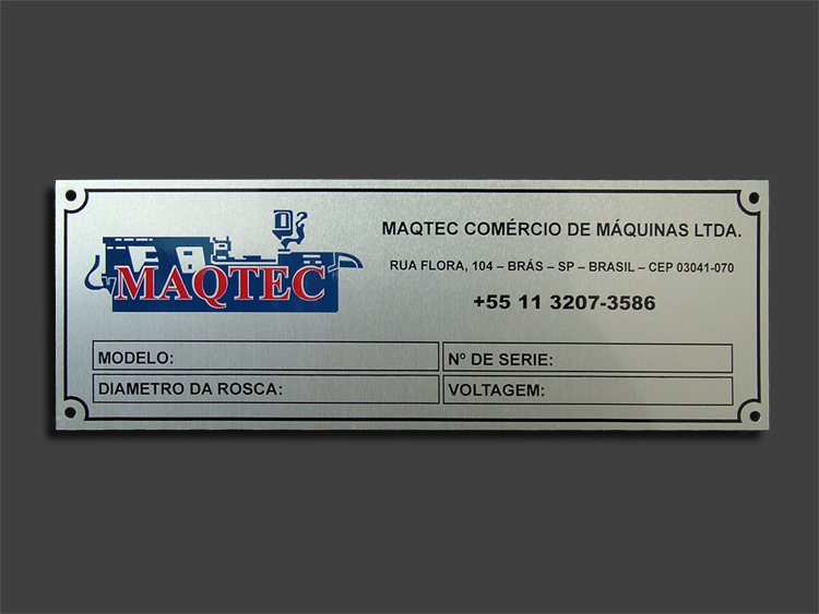 Etiqueta Imobilizado