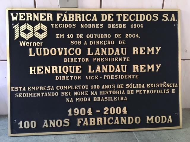 Placa de Bronze Fundido