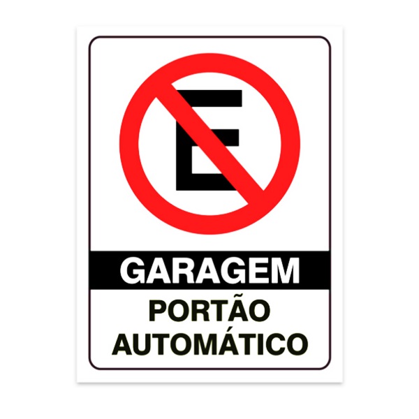 Placa de Regulamenta��o